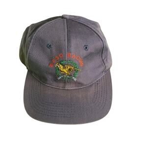 Vintage Esso Racing Cap Hat Snapback Mikuni Group Japan Embroidered